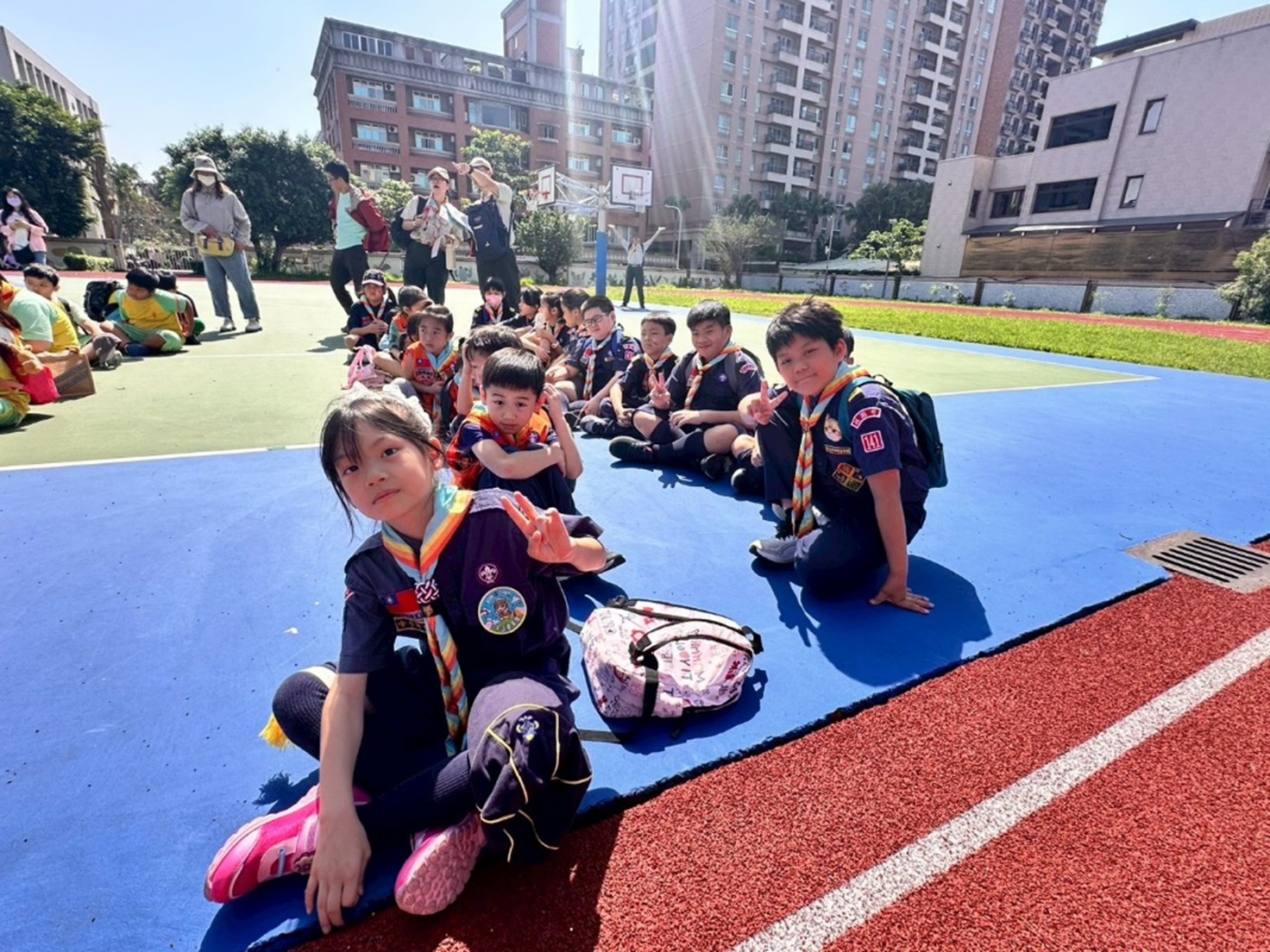 桃園幼童軍中山國小聯團會 挑戰狼族女神任務展現團隊默契 桃園幼童軍中山國小聯團會 挑戰狼族女神任務展現團隊默契