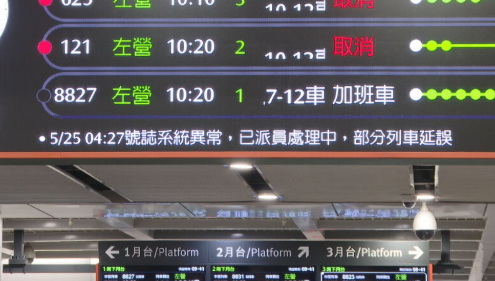 高鐵號誌異常全天列車大亂 運安會:若涉安全疑慮將立案調查 高鐵號誌異常全天列車大亂 運安會:若涉安全疑慮將立案調查
