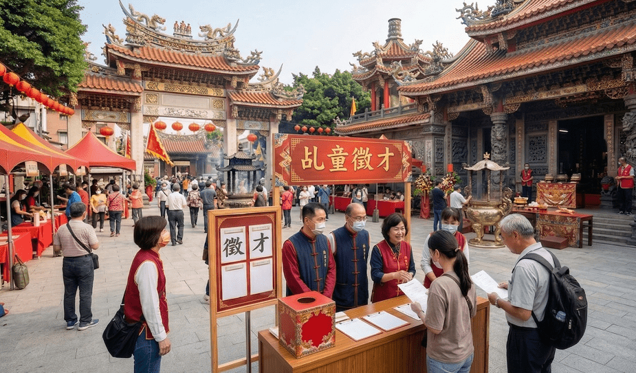 投書/連神明也缺工?中壢宮廟開出時薪225元徵乩童,引爆網友瘋狂討論 Gemini Generated Image a8vduaa8vduaa8vd e1775619816390