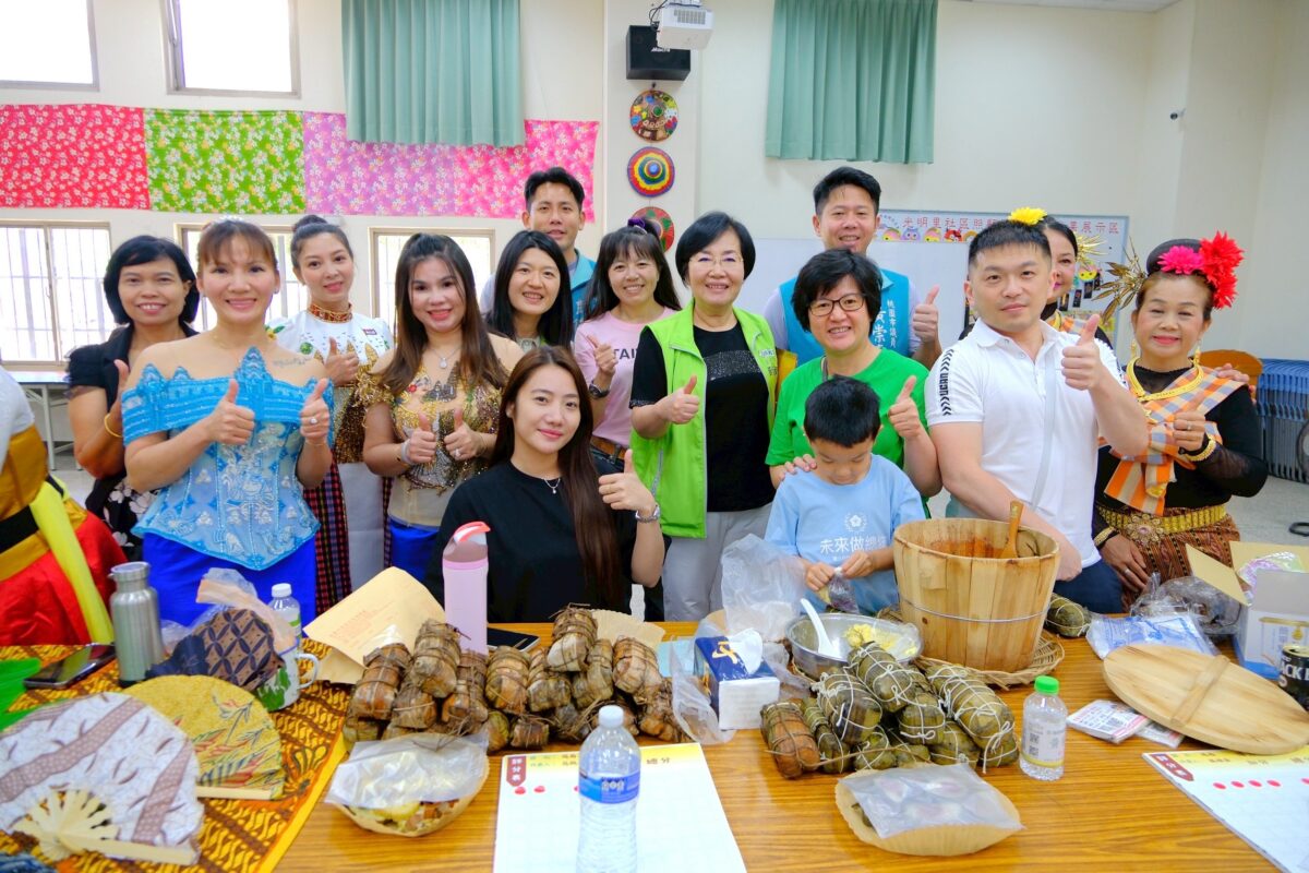 民進黨桃園市黨部飄端午香 15組異國粽比拚吸百人參與 S 114819141