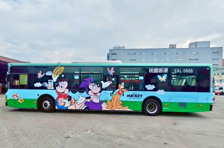 迪士尼粉絲注意!桃園米奇彩繪公車再添8台 行駛路線曝光 S 219512876
