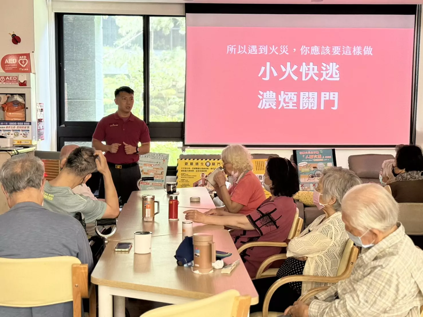 失智長者避難弱勢 桃消埔子分隊教照服員應變 失智長者避難弱勢 桃消埔子分隊教照服員應變