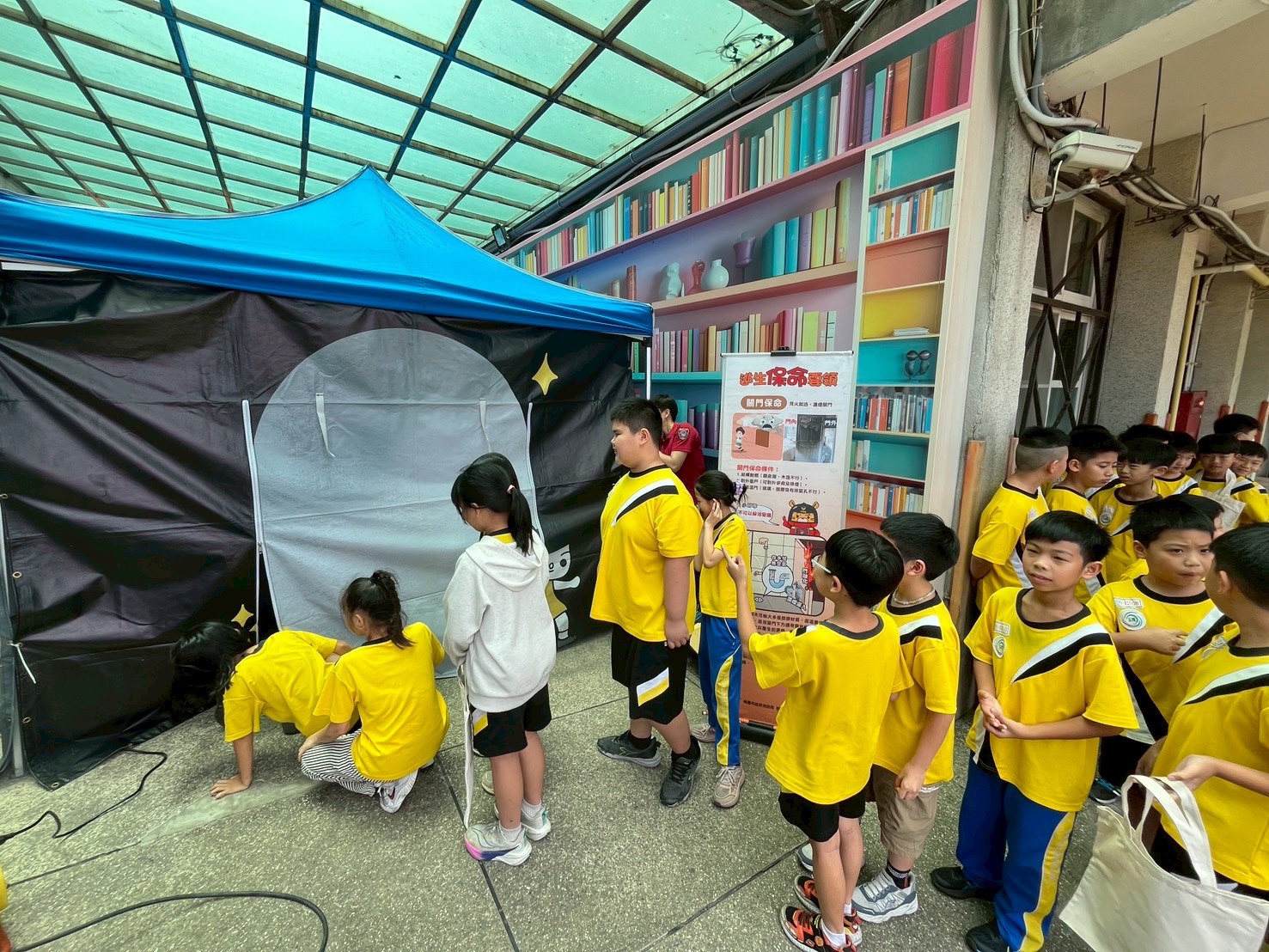 大園消防設計創意闖關 傳授五權國小學童防災知識 S 66527311 0