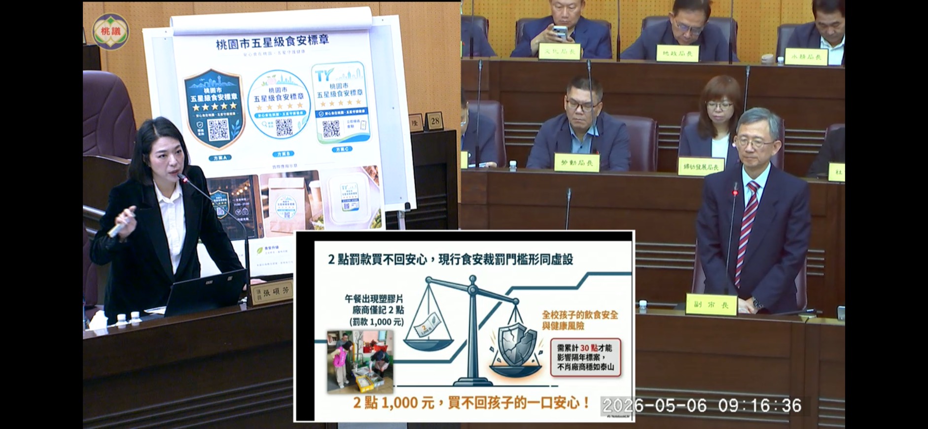 桃市校園午餐驚見異物!張碩芳要求建立食安通報標準SOP 桃市校園午餐驚見異物!張碩芳要求建立食安通報標準SOP