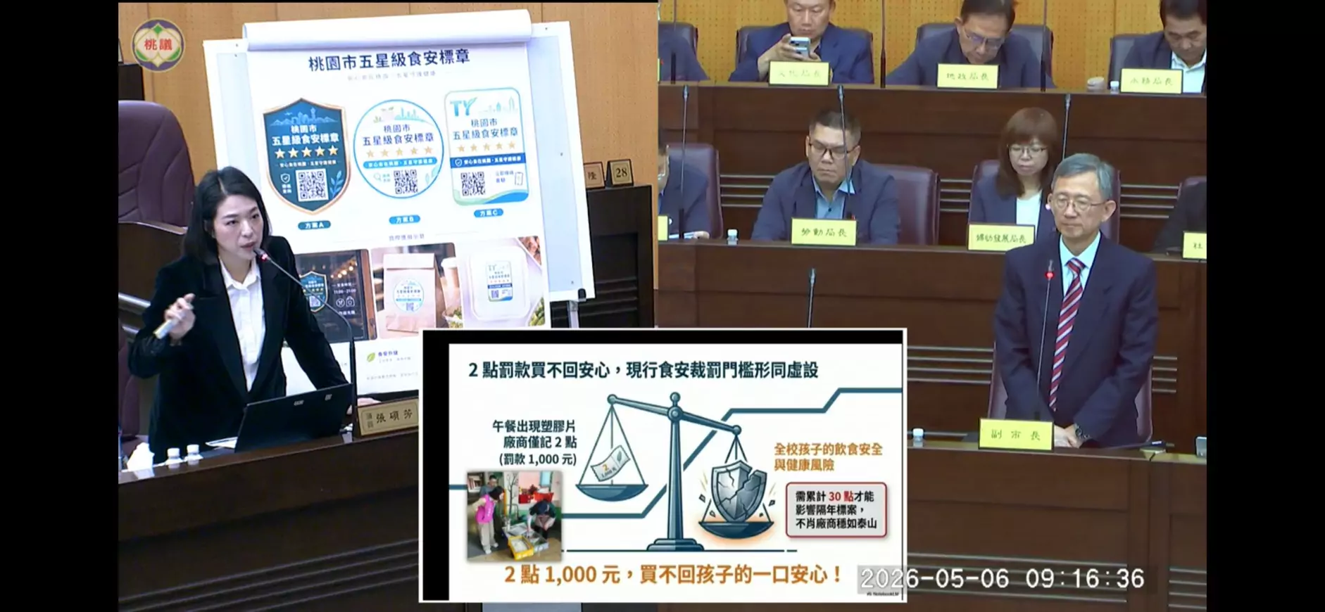 桃市校園午餐驚見異物!張碩芳要求建立食安通報標準SOP 桃市校園午餐驚見異物!張碩芳要求建立食安通報標準SOP