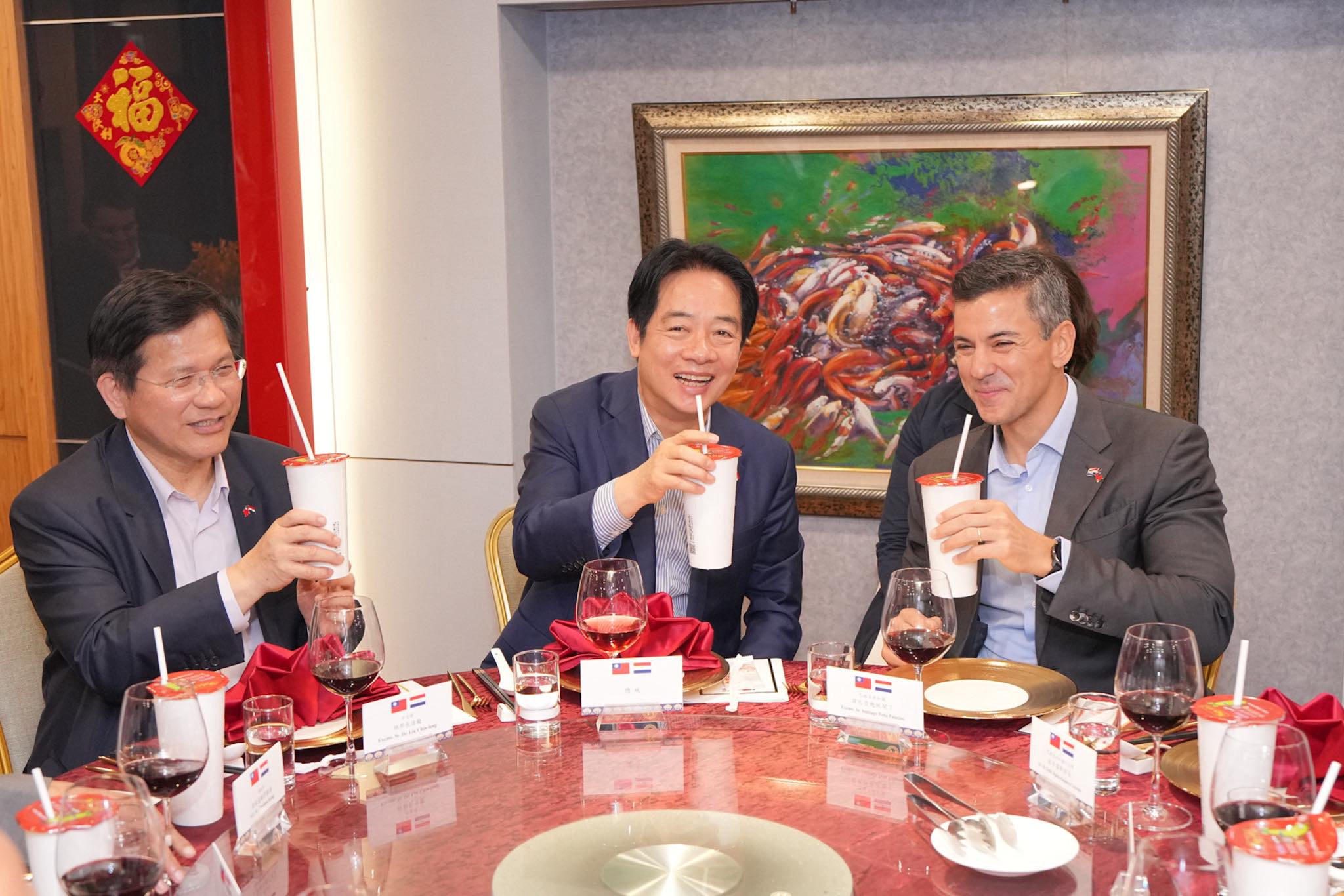 賴清德「台南Style」款待貝尼亞 帶路喝冬瓜茶、啖台味手路菜 賴清德「台南Style」款待貝尼亞 帶路喝冬瓜茶、啖台味手路菜