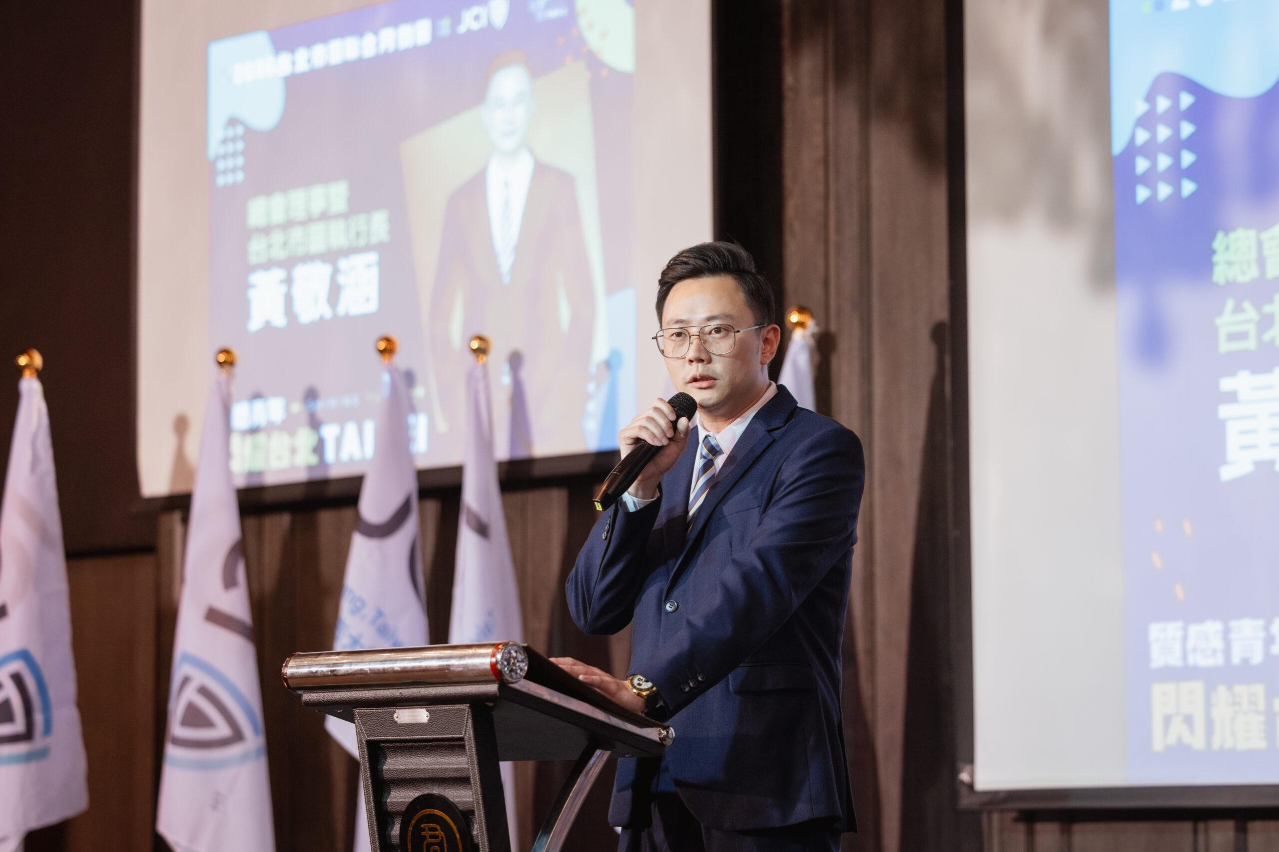 青商會執行長黃敬涵舉辦台北聯合例會 現場政商出席力挺 青商會執行長黃敬涵舉辦台北聯合例會 現場政商出席力挺