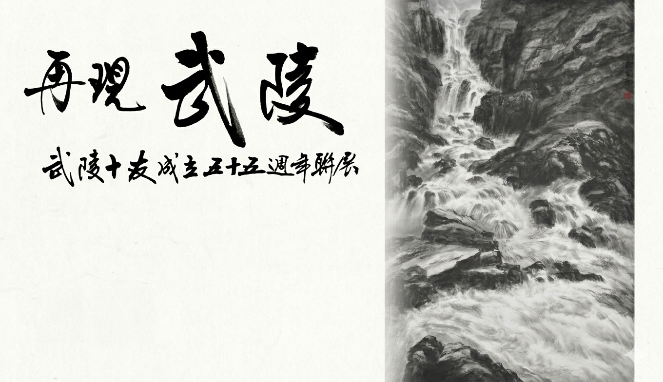 武陵十友書畫社55週年「再現武陵」聯展桃園展演中心盛大開幕 武陵十友書畫社55週年「再現武陵」聯展桃園展演中心盛大開幕