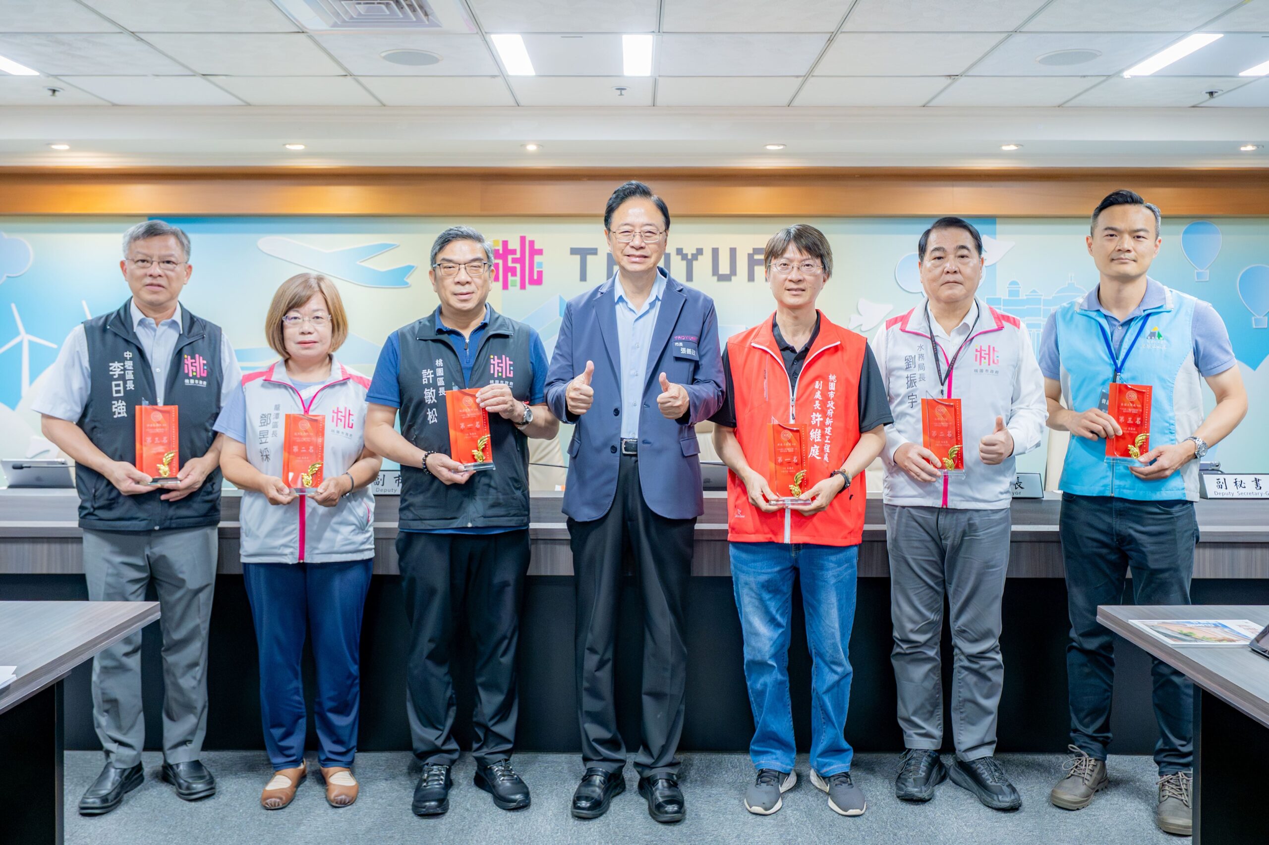 桃園工程督導考核6績優單位出爐 張善政:將經費發揮最大效益 桃園工程督導考核6績優單位出爐 張善政:將經費發揮最大效益