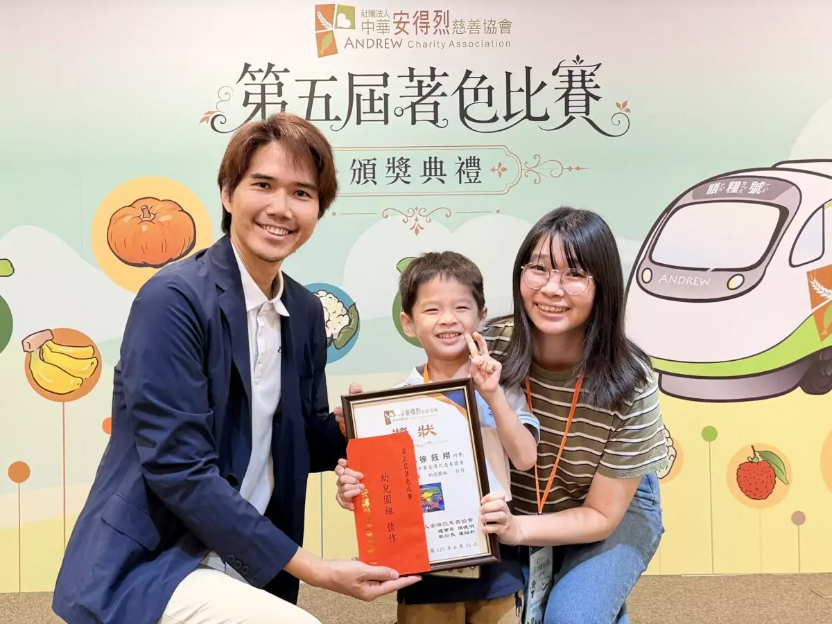 用畫筆守護地球!安得烈執行長羅紹和推惜食展 互動牆高市圖登場 2 3