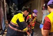 大園婦深夜外出滑倒坐路旁 警消及時伸援助返家 大園婦深夜外出滑倒坐路旁 警消及時伸援助返家