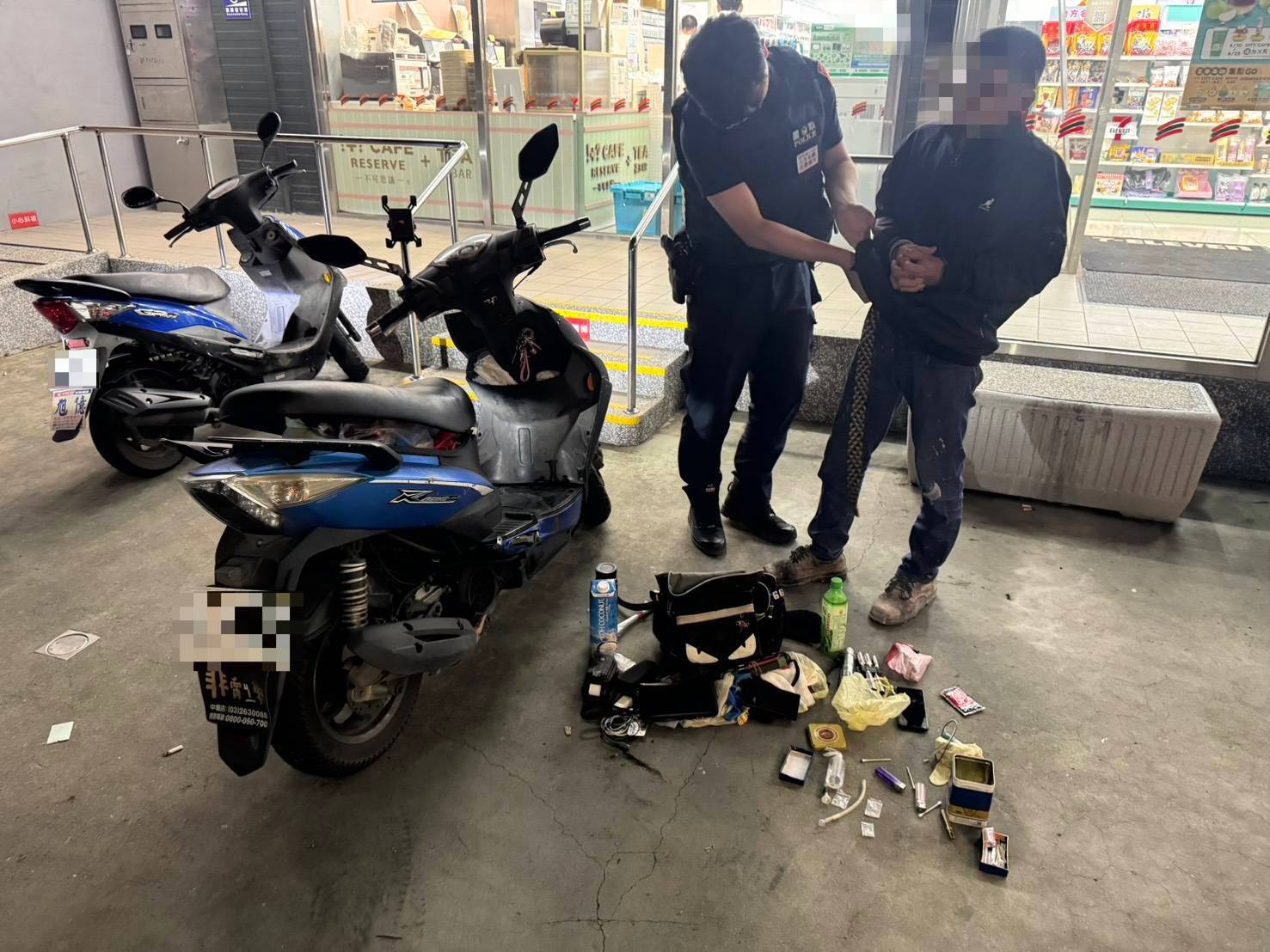 觀音騎士1舉止引警方起疑 遭查獲毒品通緝犯身分
