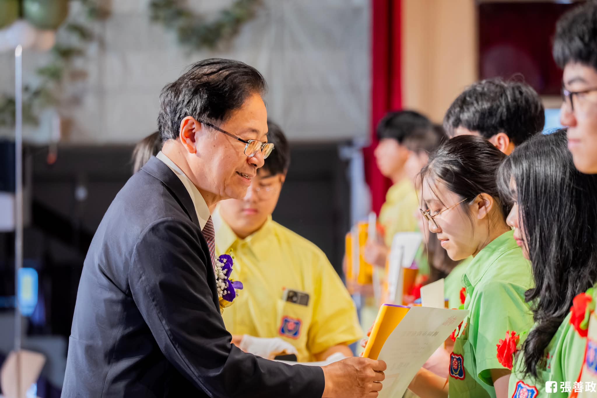武陵畢典「新店市長」風波延燒!張善政:年輕世代有自己的幽默 713783947 1761692835319941 4654257665443280113 n