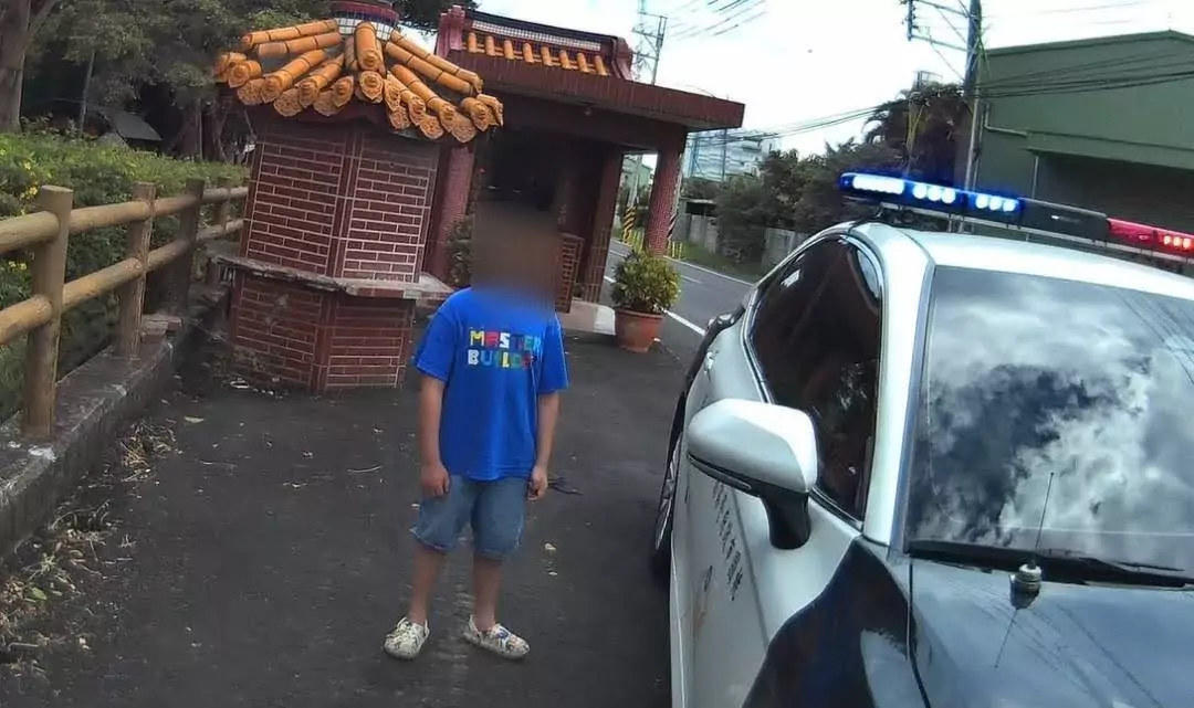 9歲男童外出探險急壞媽媽 蘆竹警靠一招幫他沿途認出住處 839773
