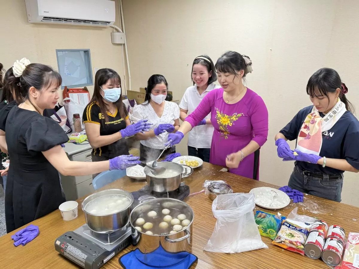 端午節叫殺蟲節?移民署桃園站帶新住民做越南甜湯圓過節 S 139051026