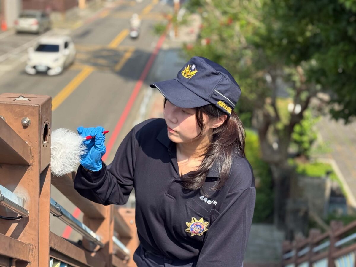 自比「皮克敏」細心採證!中壢分局女警許淑婷獲選桃園鑑識楷模 S 24354821 0