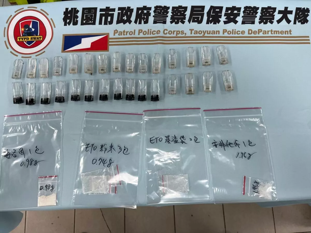 桃警擴大掃蕩毒酒駕21件!男子脖子「掛一物」神情呆滯遭逮 S 56721445 0