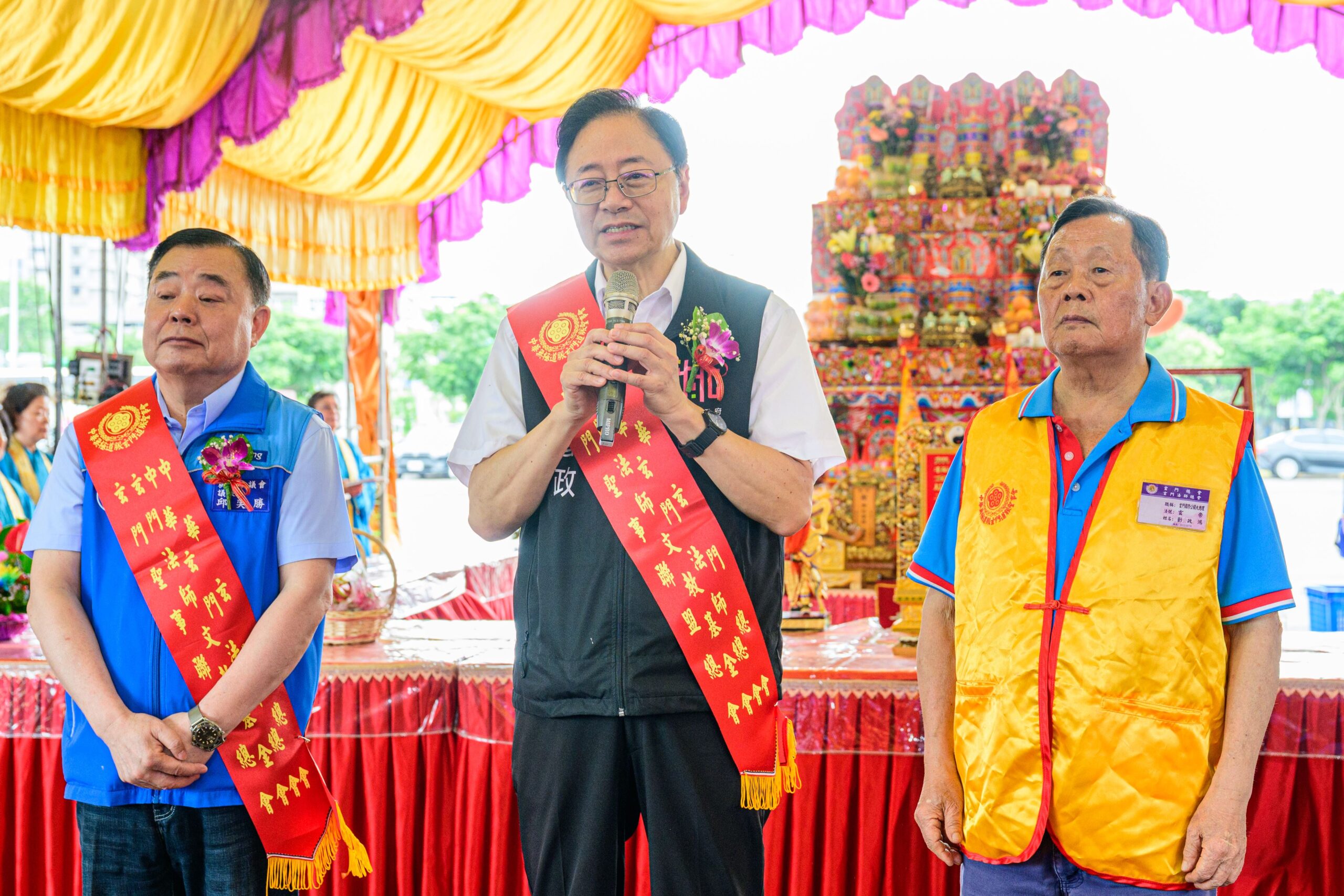 中華玄門總會桃園祈福法會登場 張善政盼宗教力量安定人心