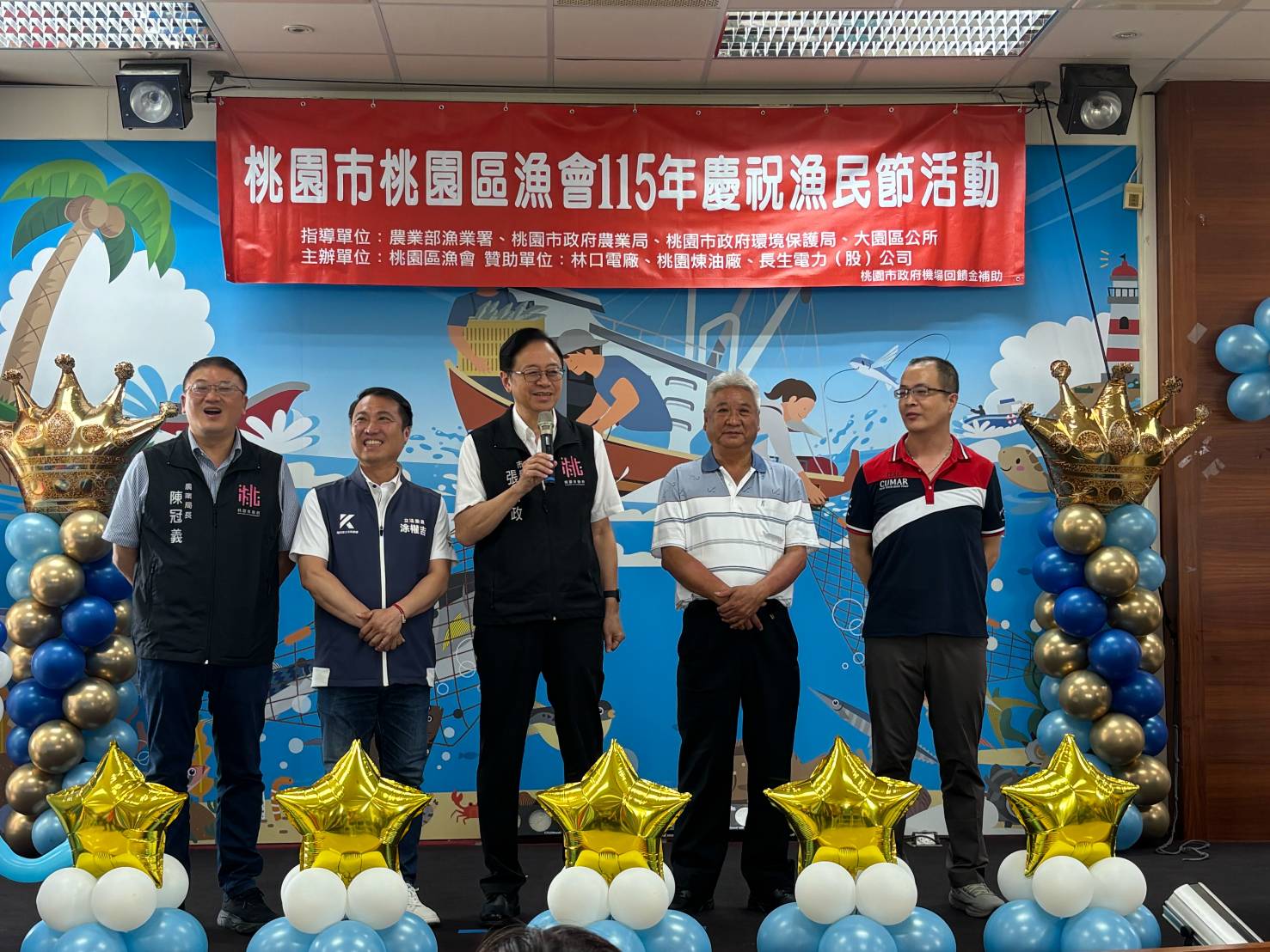 張善政加速推動竹圍漁港北岸直銷中心建設 完善漁產品採買環境 1084731 0