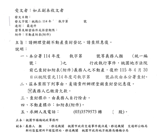 新屋男無照酒駕不甩16.7萬罰鍰 桃園分署查封房地逼他繳清 1782956508872
