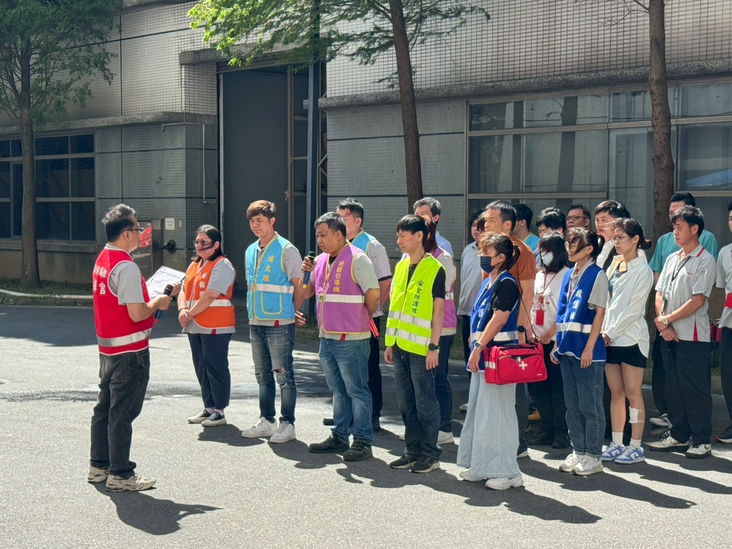 龜山消防攜手電子產業 舉辦工廠火警演練 S 146227261 0
