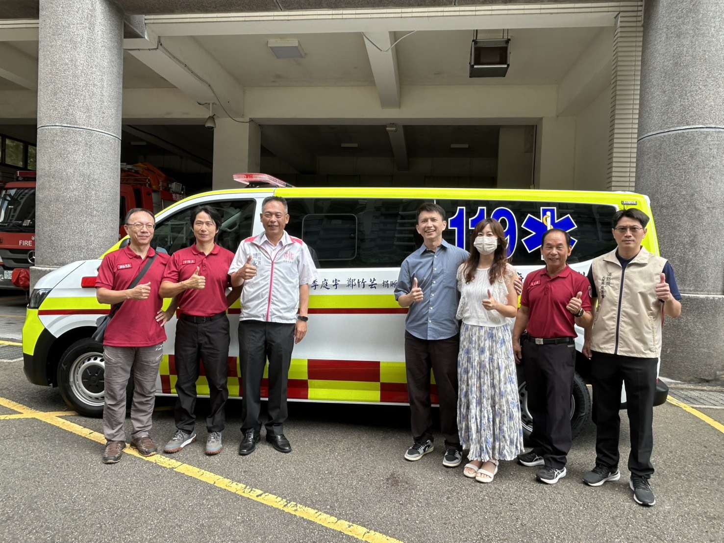 熱心夫妻捐救護車力挺第一線救護 助桃消提升急救量能