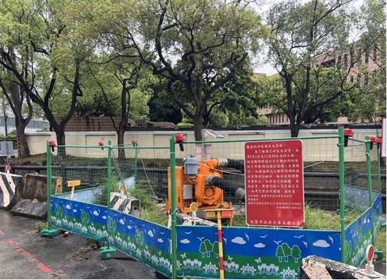 桃園市中壢區吉林三路與松江南路抽水機佈設 0 0